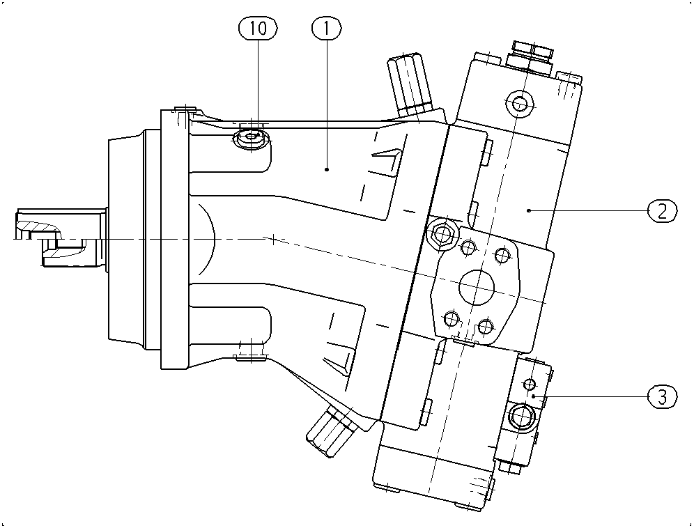 A A6V M 355 HD2 /63W1-PZH027FVB-SO206 — Zeichnung