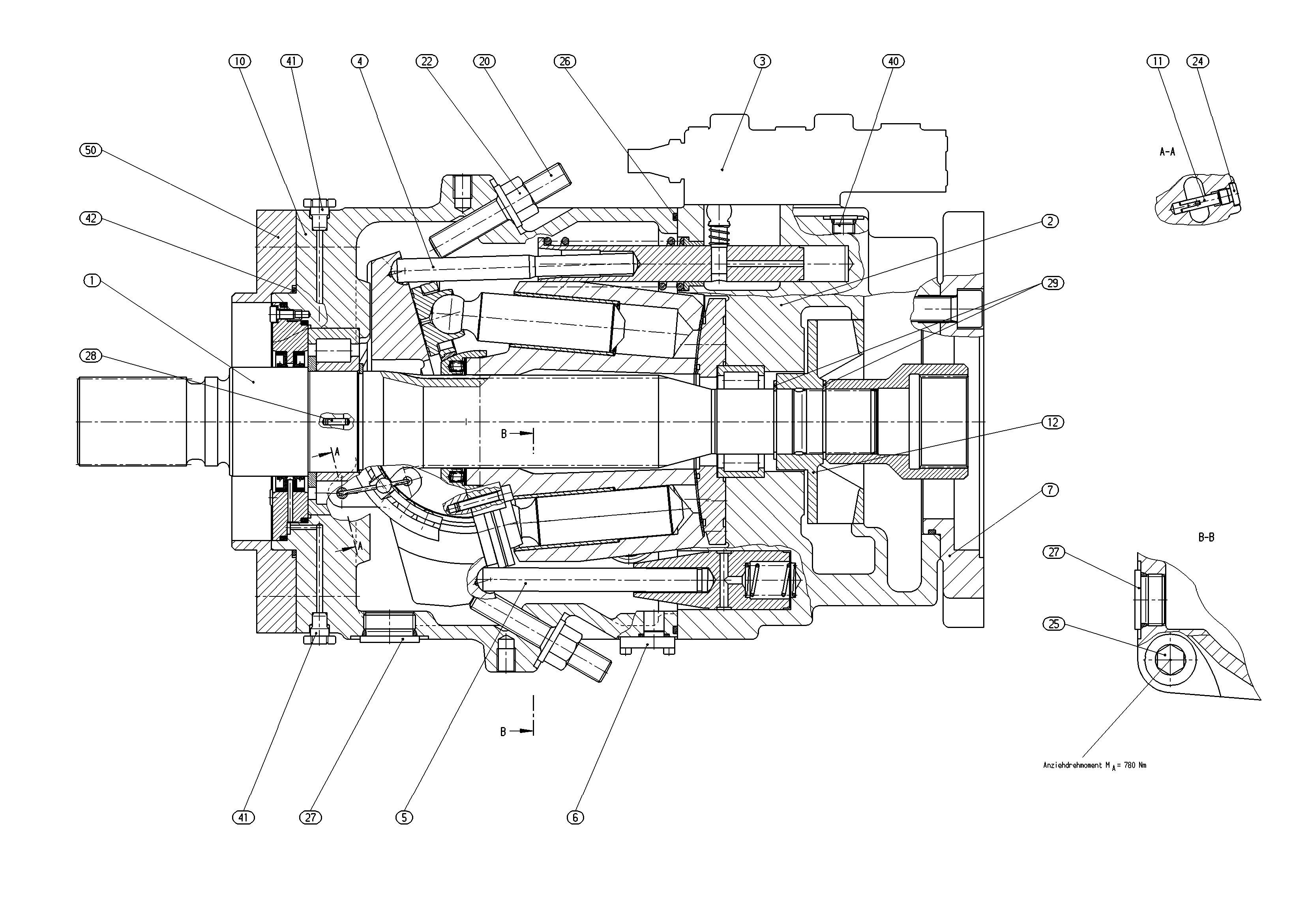 AA11VLO260LRD/11L-NXDXXK67X-S — Zeichnung
