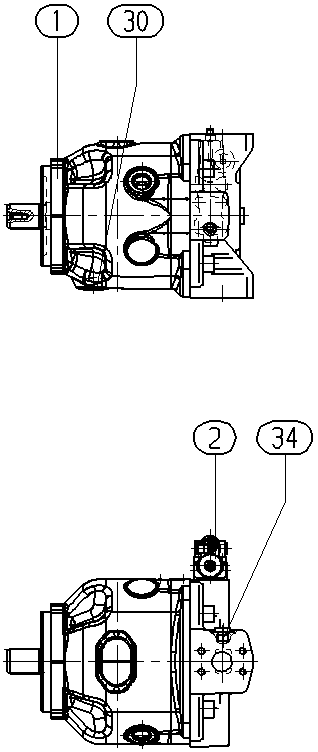A A10VSO 71 DRF /32L-VSD62N00 -SO413 — Zeichnung