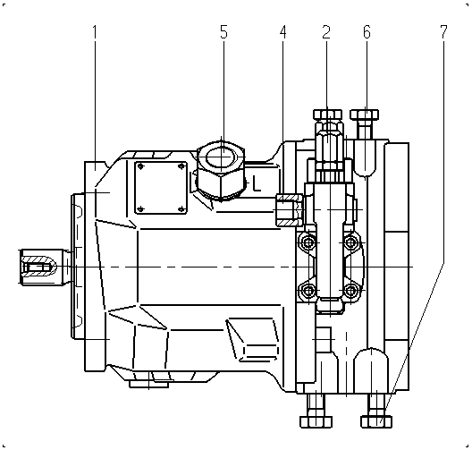 AA10VO45DFR/31R-PSC62K68-SO201 — Zeichnung