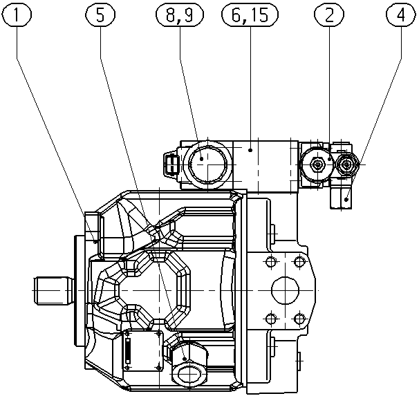 AP A10V O 45 DFR1/31L-VSC12N00 -S2610 — Zeichnung