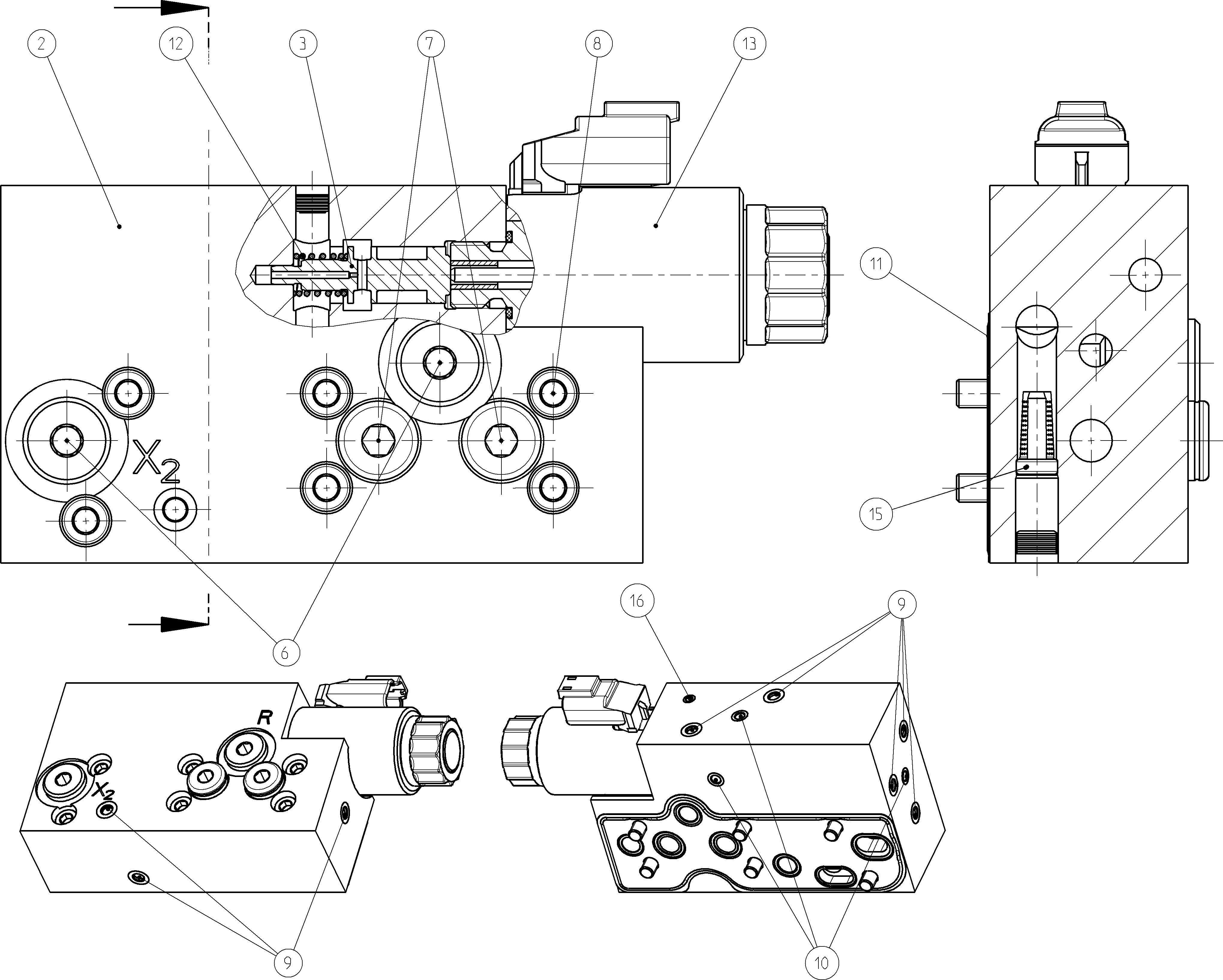 PRESSURE REDUCING VALVE — Zeichnung