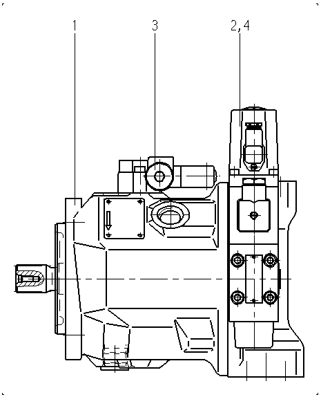 A A10V O100 DFEO/31R-PSC12K01 — Zeichnung