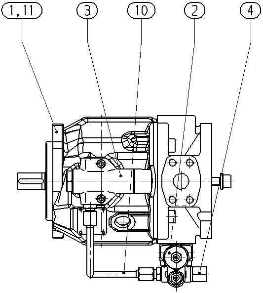 A A10VSO 28 DFLR/31R-VPA12K25 — Zeichnung