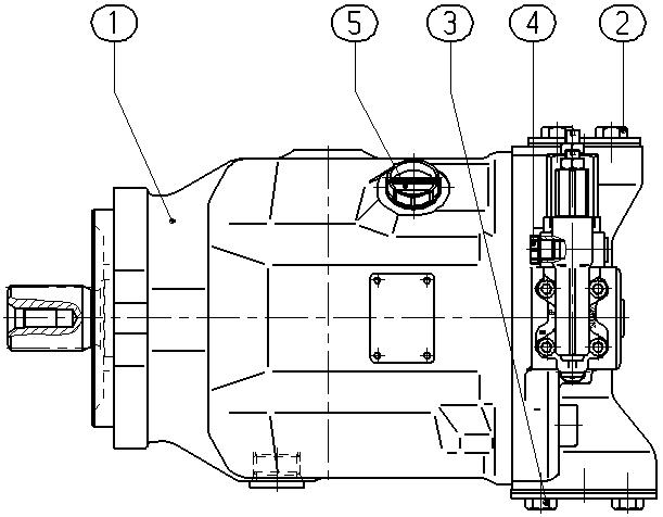 AP A10V O 74 DFR1/31R-VSC42N00 -SO722 — Zeichnung