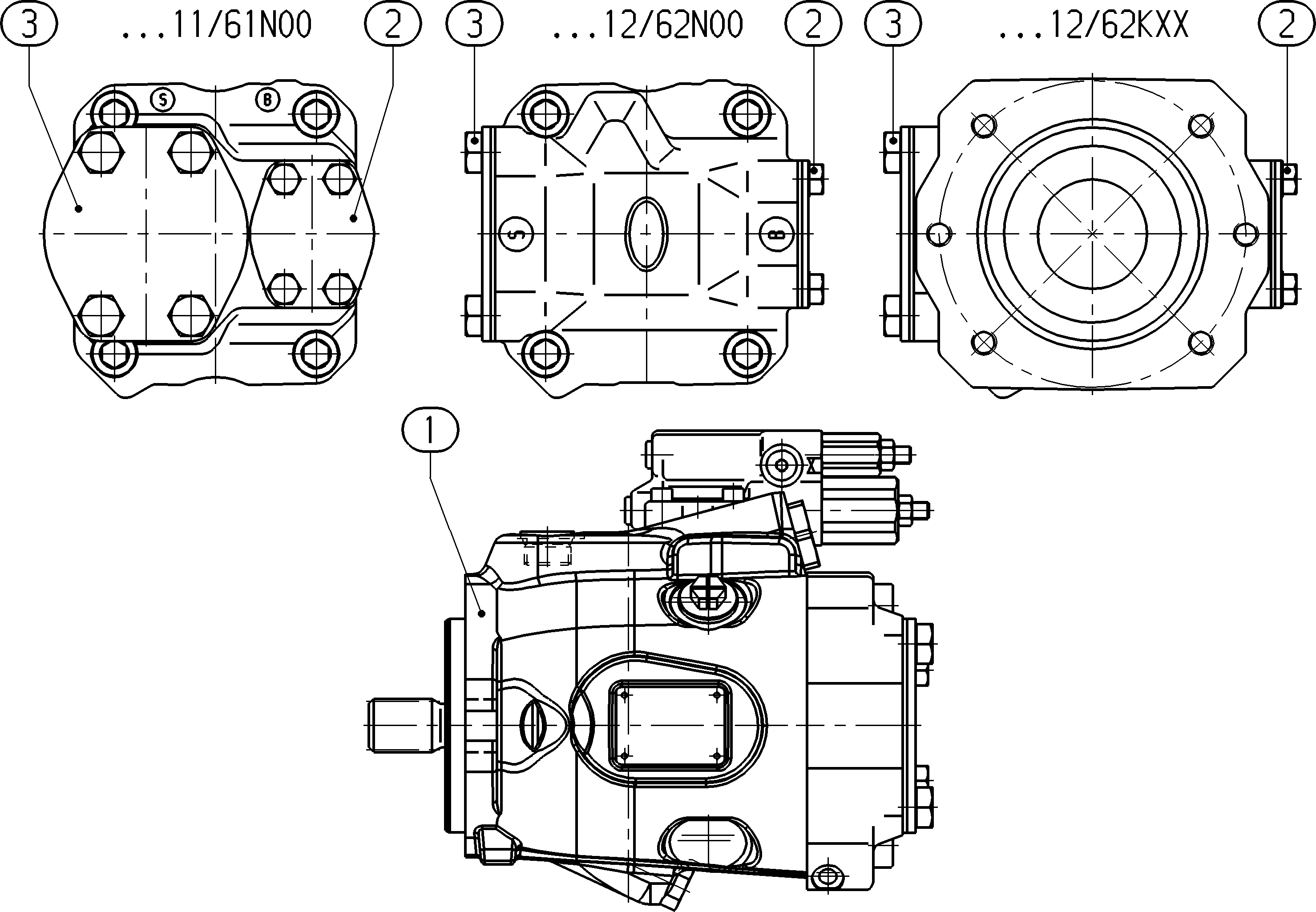 AL A10V O 45 DFR /52L-VSC12K52 -S2436 — Zeichnung