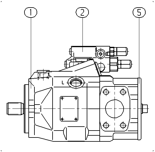 A A10V O 45 DFR1/52R-PSC12K01 ESO200 — Zeichnung