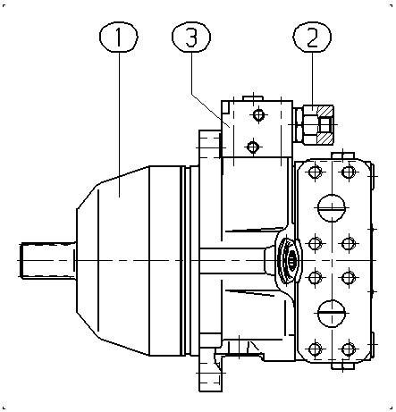 A A10V E 45 HZ6 /52W1-VRF60N007 — Zeichnung
