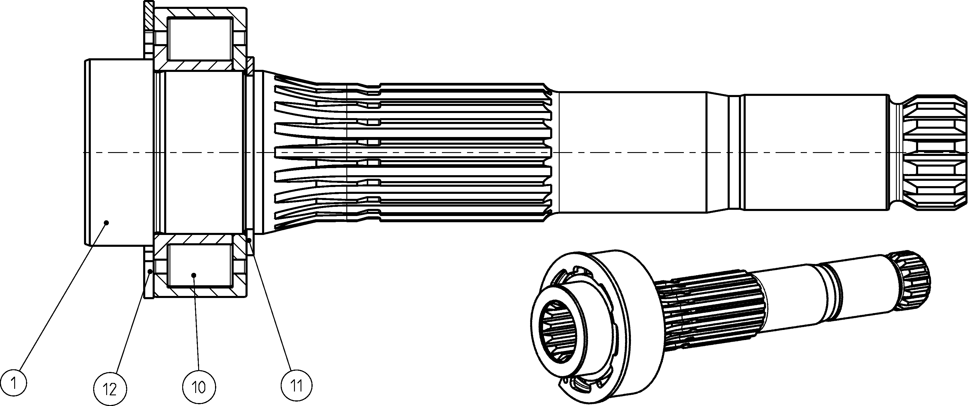 DRIVE SHAFT — Zeichnung