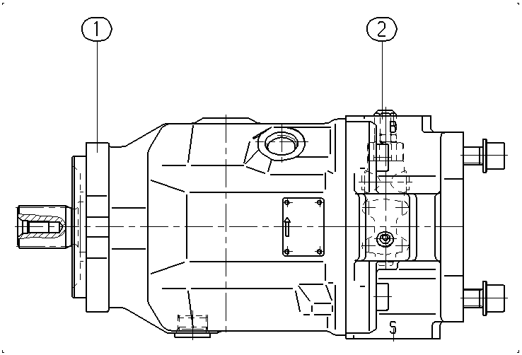 AXIAL-PISTON PUMP — Zeichnung