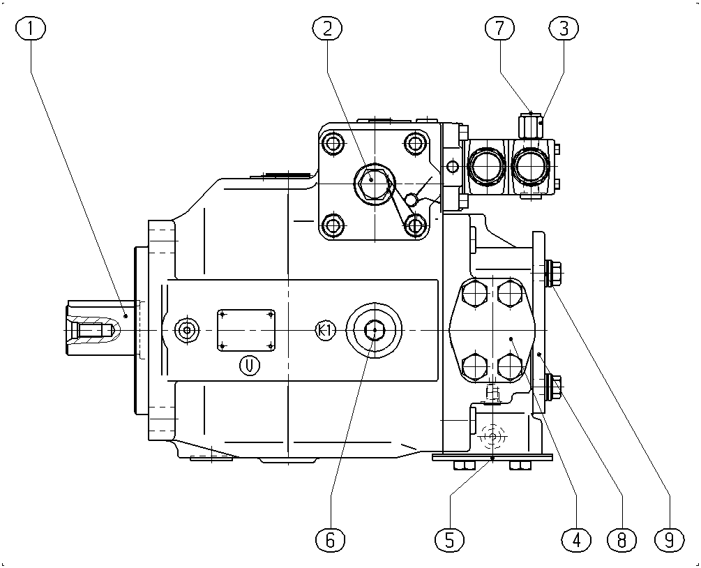 A AA4VSO 125 DFR /30L-PSD63K05 -S1310 — Zeichnung