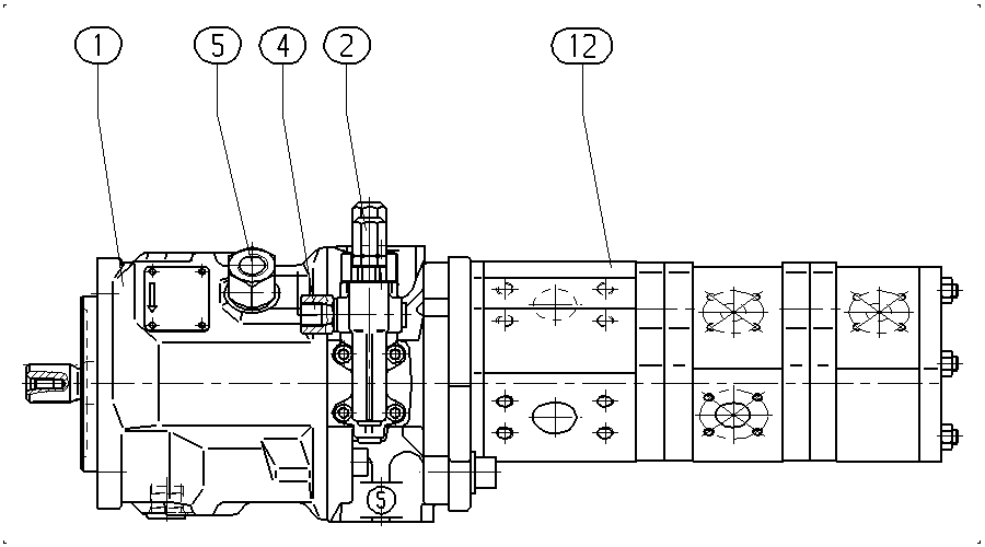 AXIAL-PISTON PUMP — Zeichnung