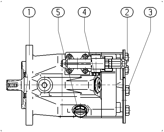 AL A10V O 60 DFR1/52R-PQC11N00 -S1734 — Zeichnung