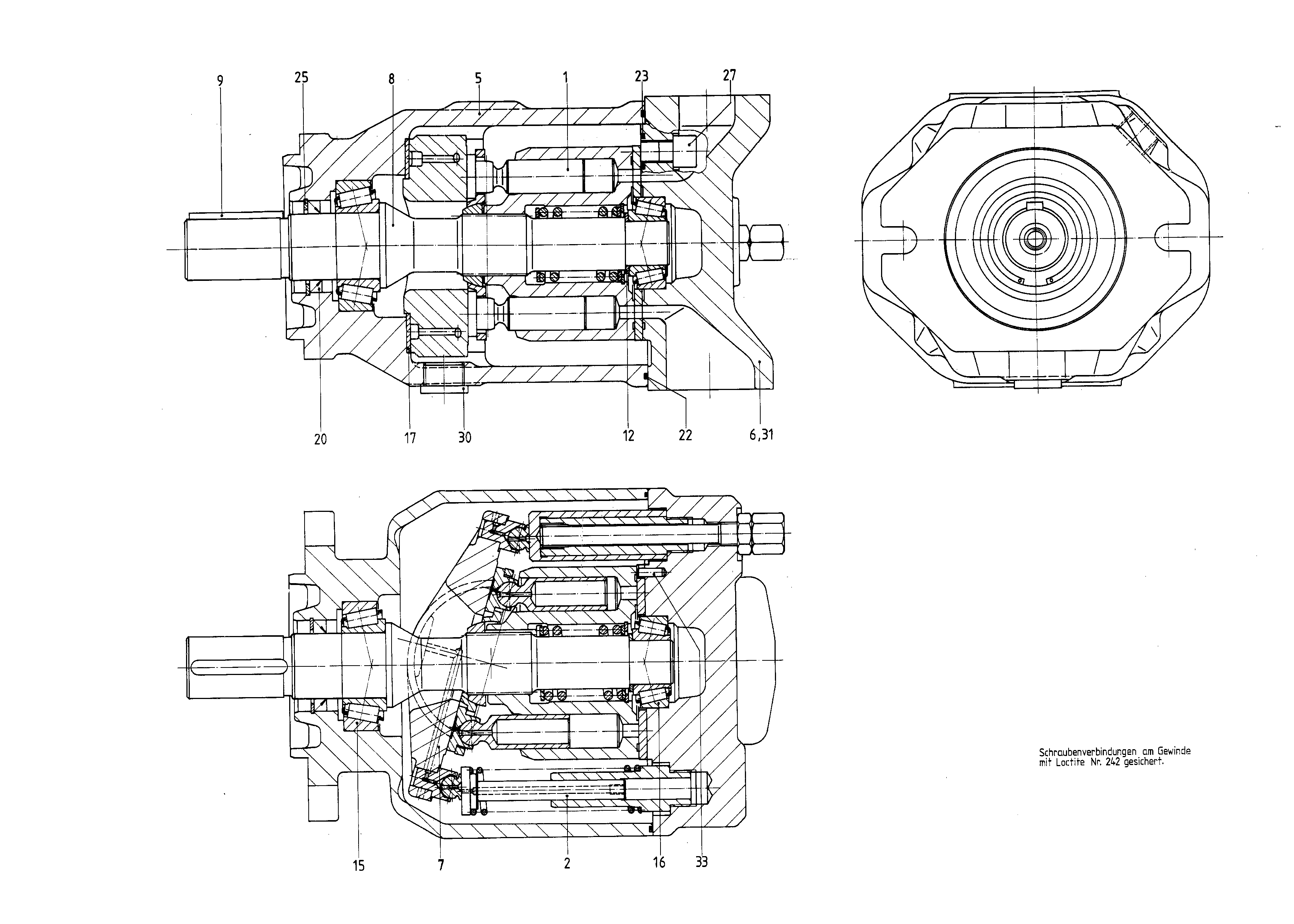 G A10VSO100 OV /31L-PSA12N00 — Zeichnung