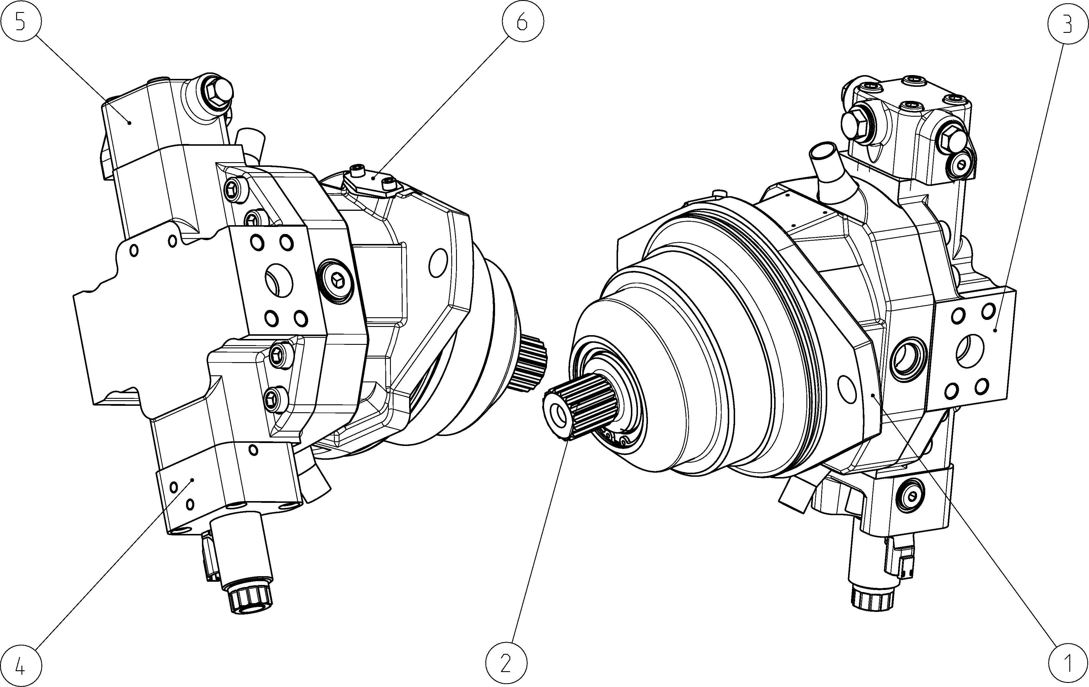 A6VLE107EP1/63W-VZL027FPA-S — Zeichnung