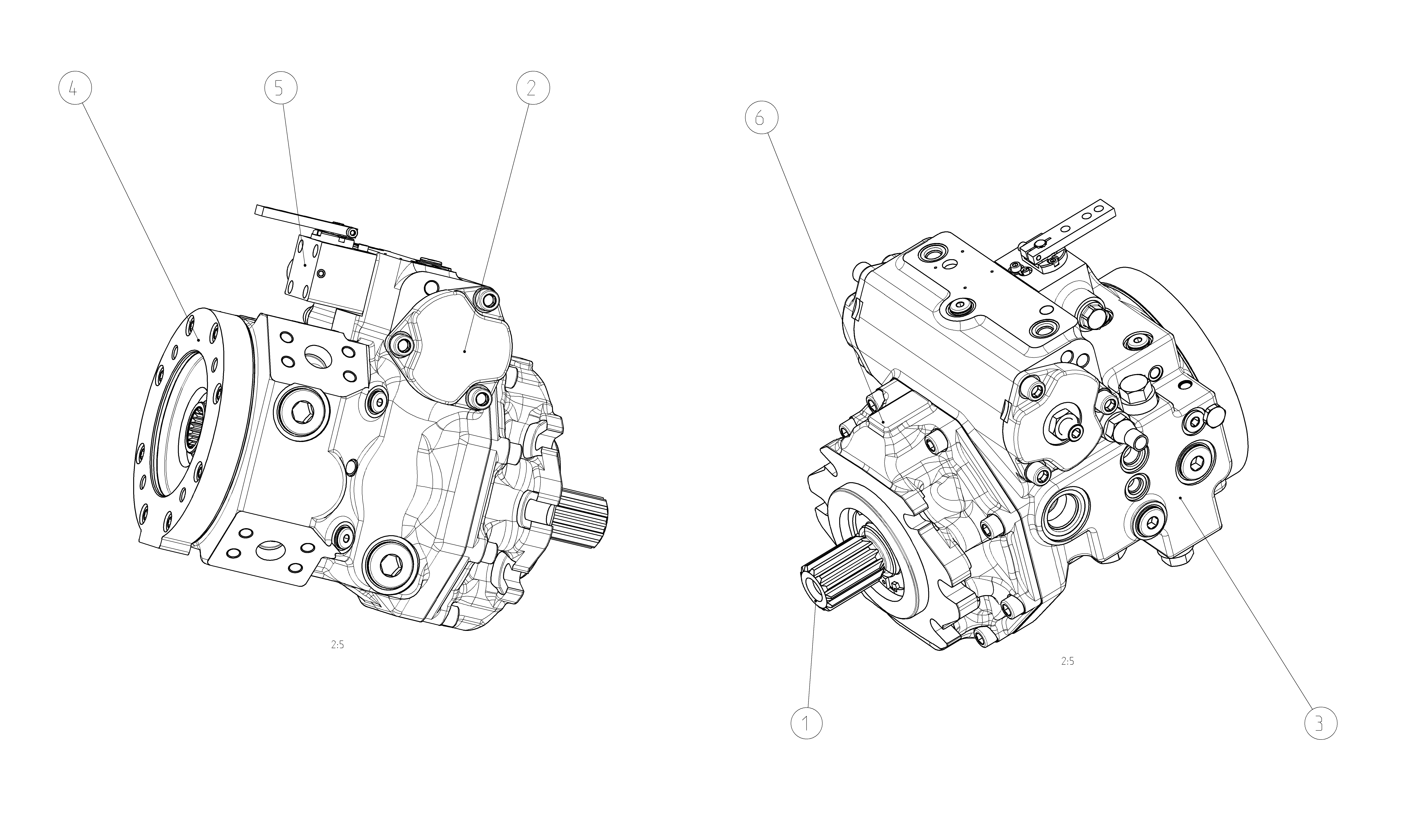 AXIAL-PISTON PUMP — Zeichnung