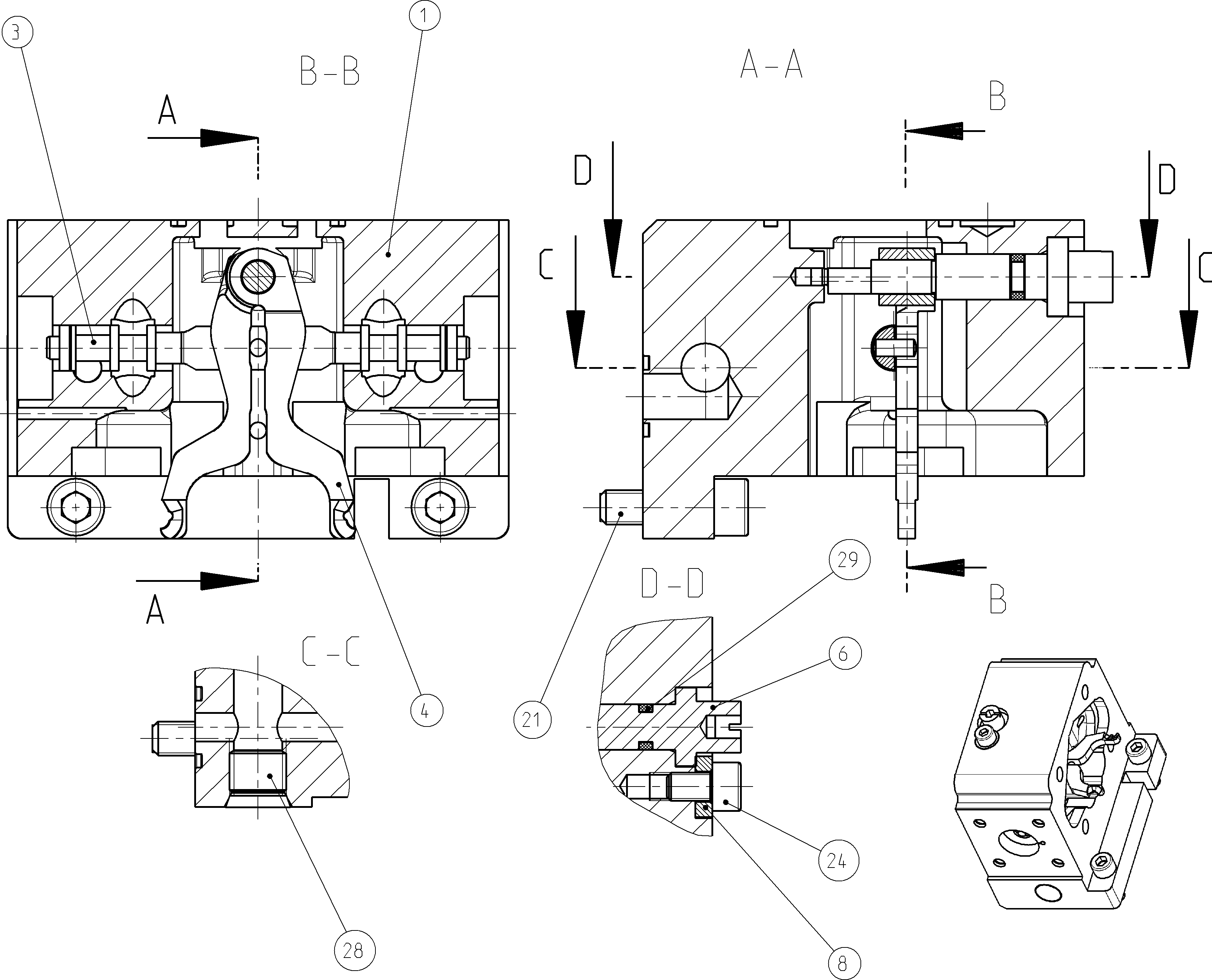 CONTROL HOUSING — Zeichnung