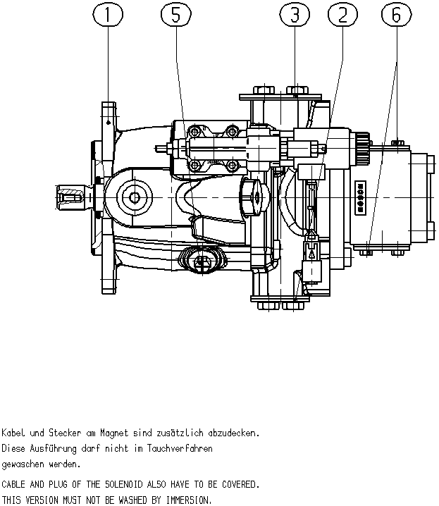 AL A10V O 28ED 72/53L-VSC62G70T — Zeichnung
