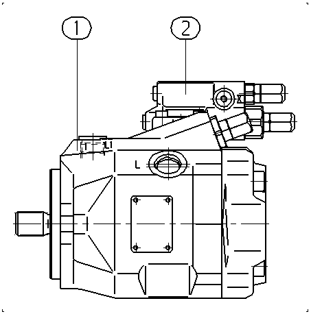 A A10V O 45 DRG /52R-PUC61N00 -SO 97 — Zeichnung