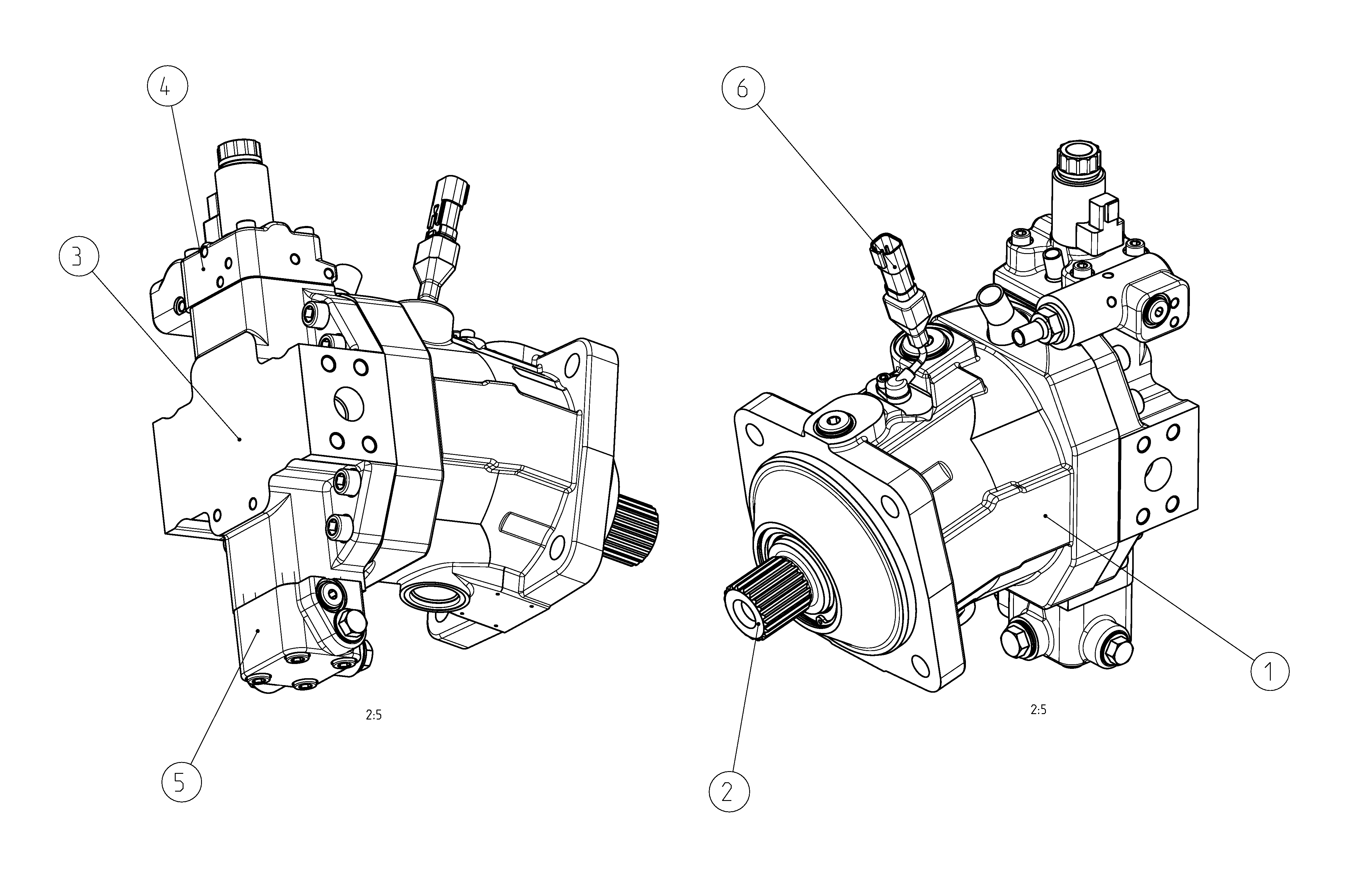 A6VM115EP6D1P001C/71MWV0P4A12CV-0 — Zeichnung
