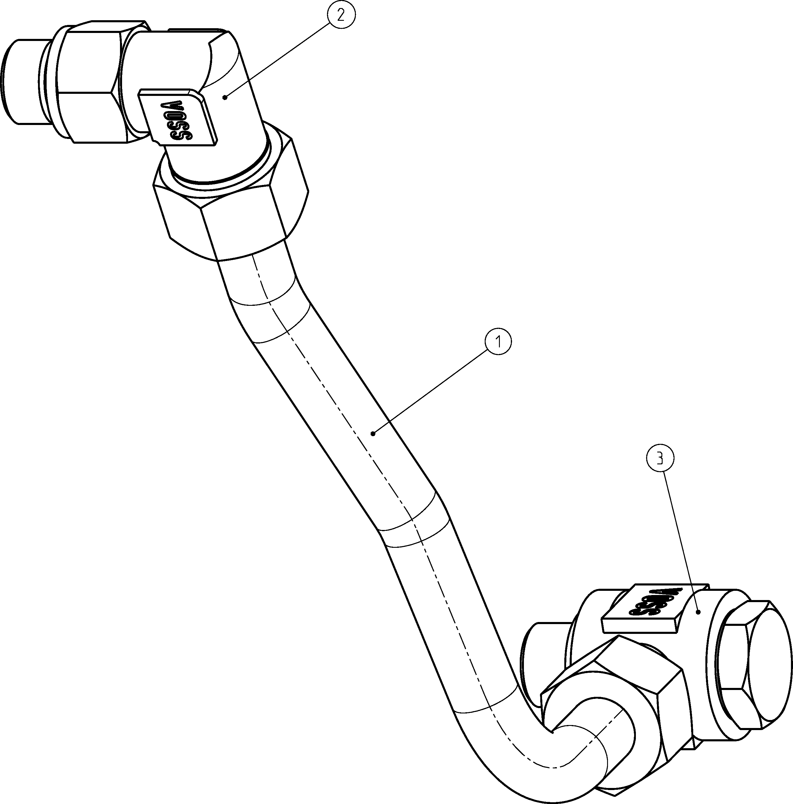 HYDRAULIC LINE — Zeichnung
