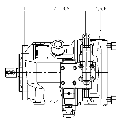 A A10V O 45 DR /31R-PSC12K01 -SO108 — Zeichnung
