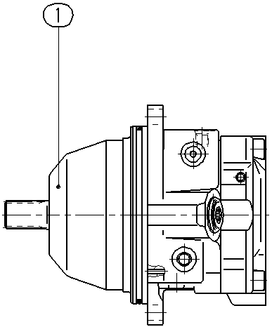 A A10V E 45 DG /52W1-VRF64N000 -S2507 — Zeichnung