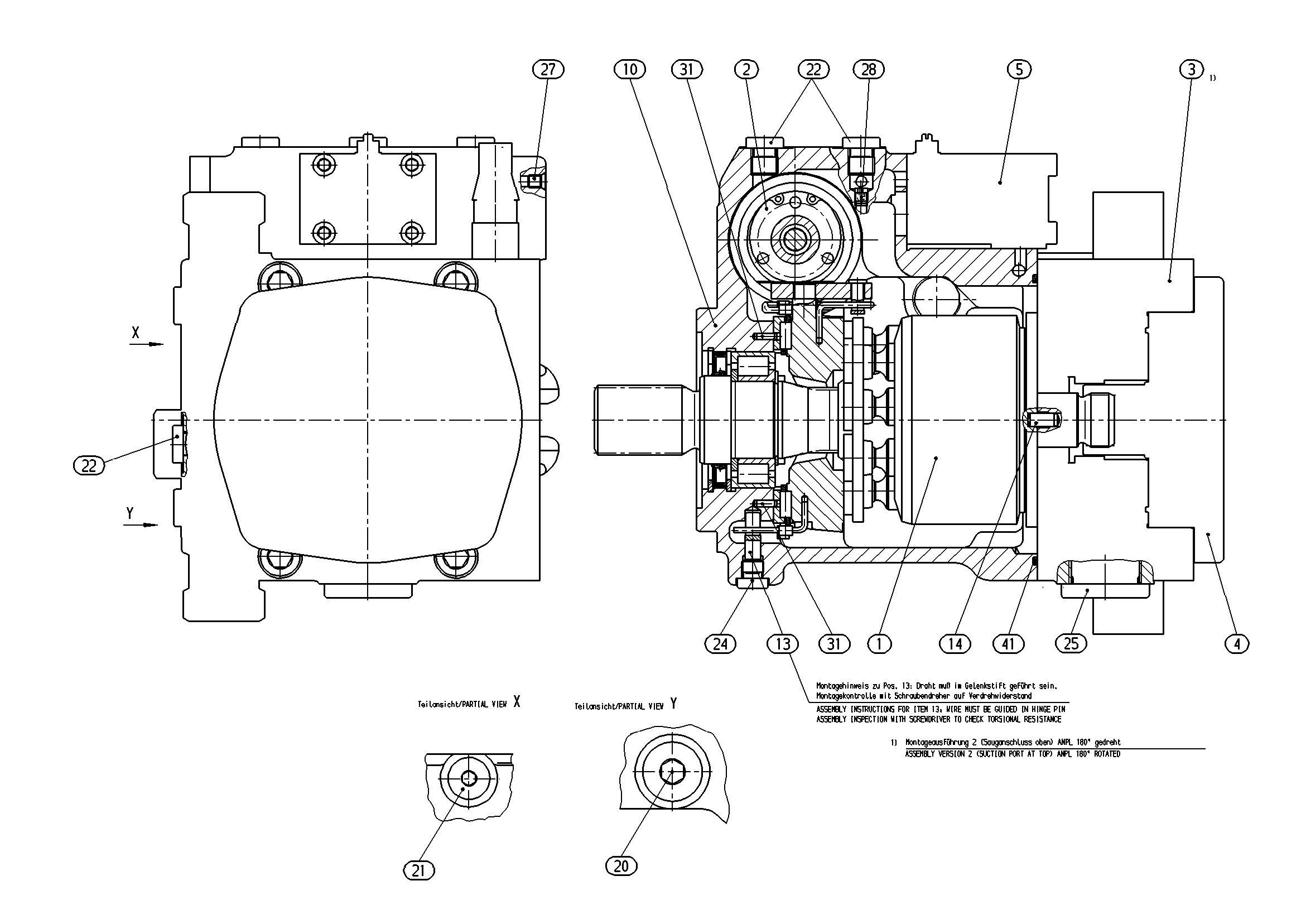 AXIAL-PISTON PUMP — Zeichnung