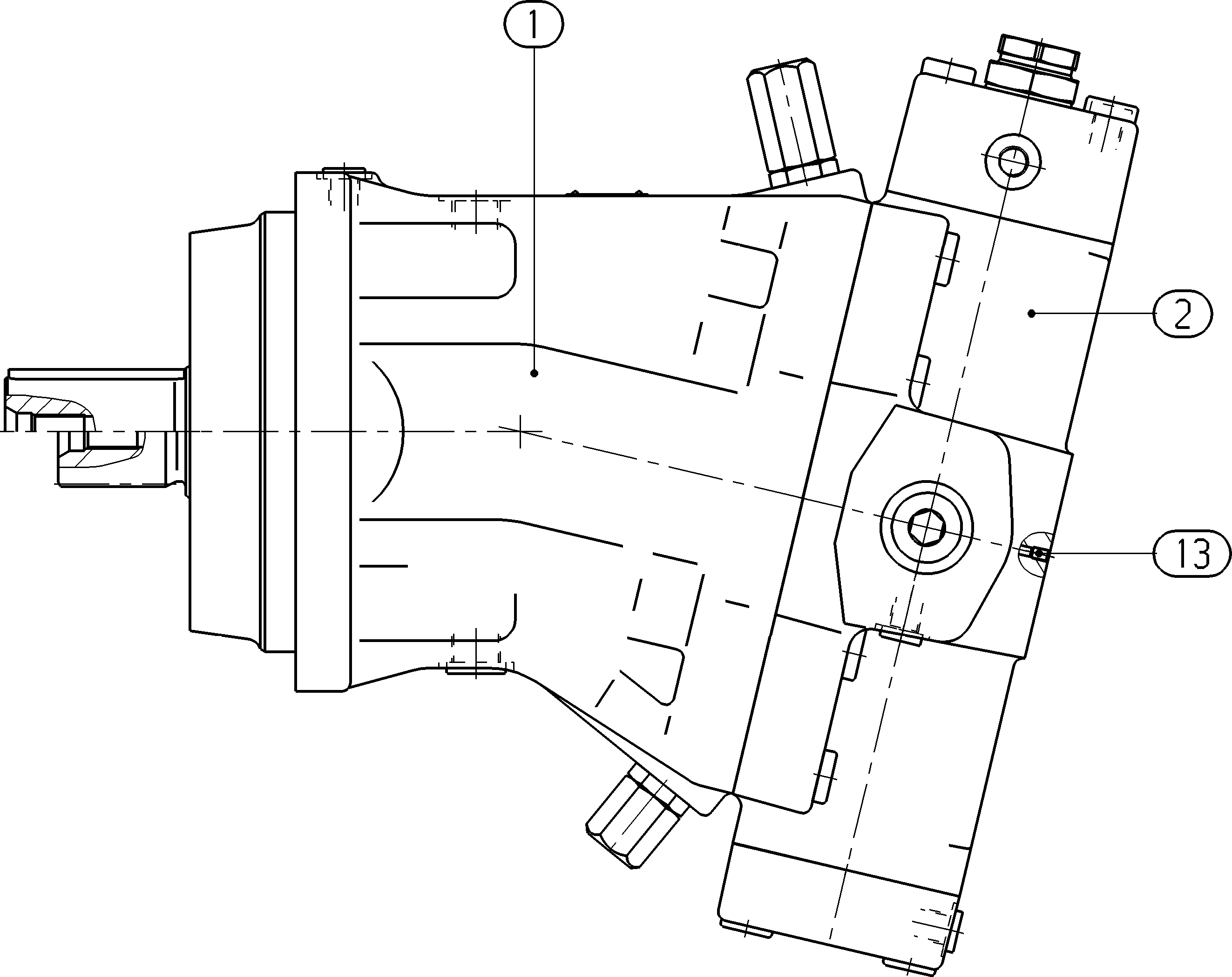 A A6V M 250 EP2 /63W1-VZB080 VB-SO207 — Zeichnung
