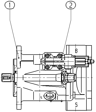 AXIAL-PISTON PUMP — Zeichnung