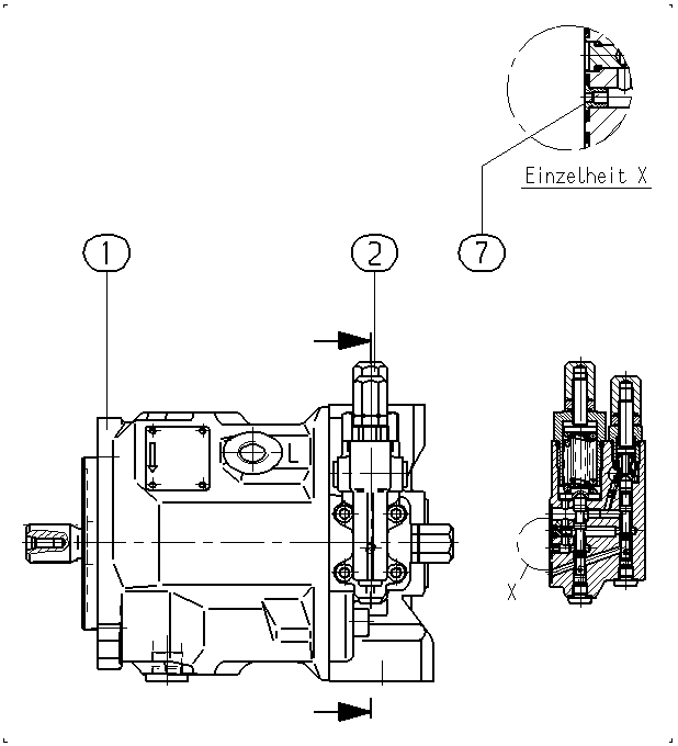 A A10VSO 28 DR /31R-PSA12N00 -SO769 — Zeichnung