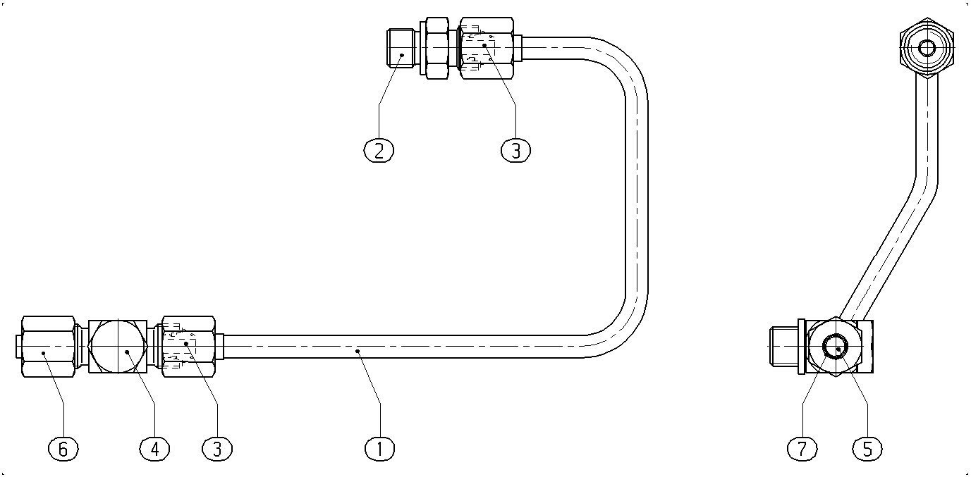 PIPING A4VSO 250/355 DP/30L — Zeichnung
