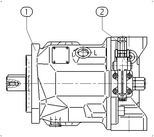 A AA10VSO 28 DR /31R-PKC62N00 -SO239 — Zeichnung
