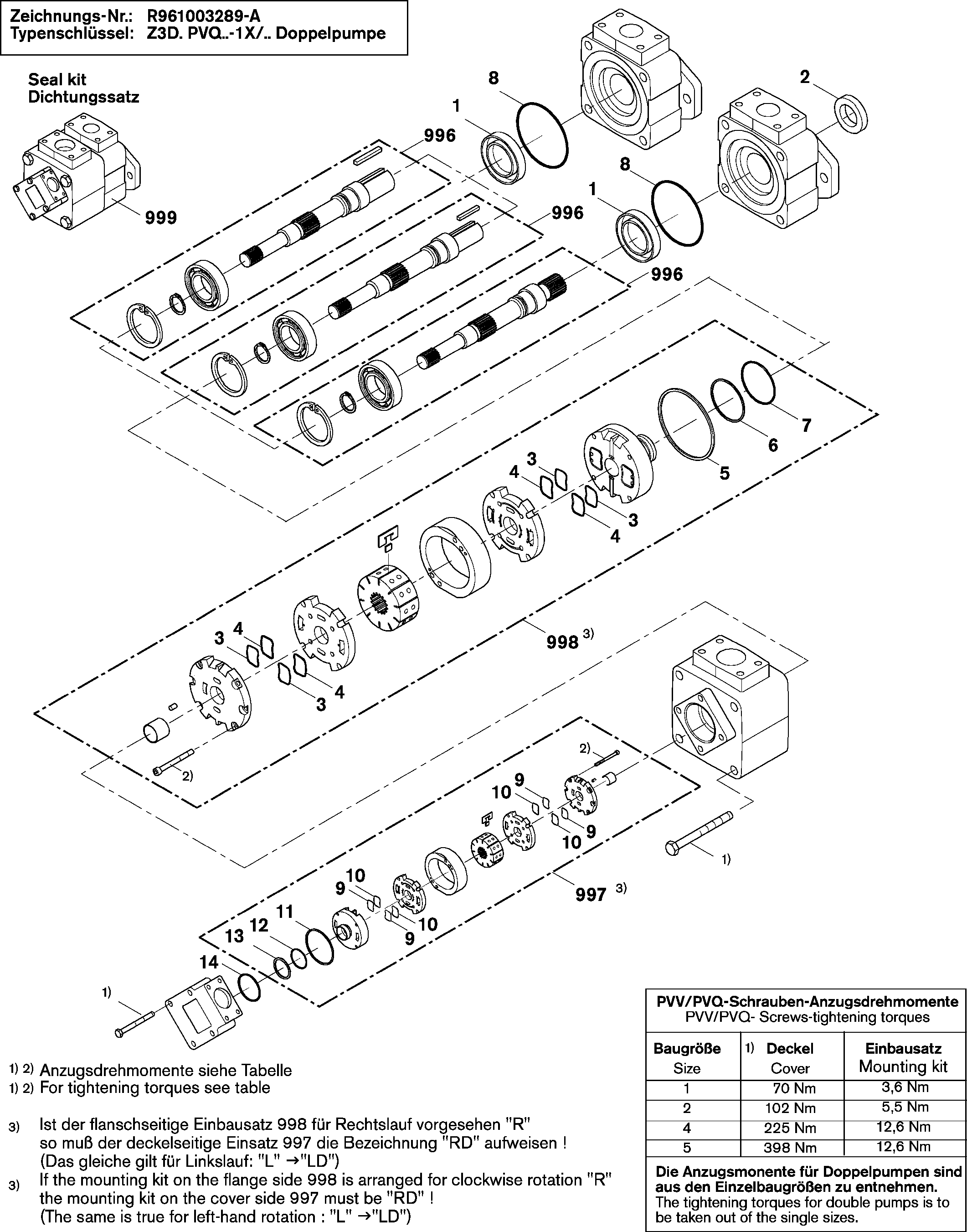 VANE PUMP — Zeichnung