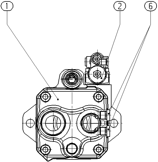 A A10VNO 45 DFR1/52R-VTC40N00 -S2241 — Zeichnung