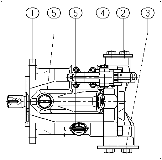AL A10V O 45 DFR1/52R-VSC12N00 -S1388 — Zeichnung