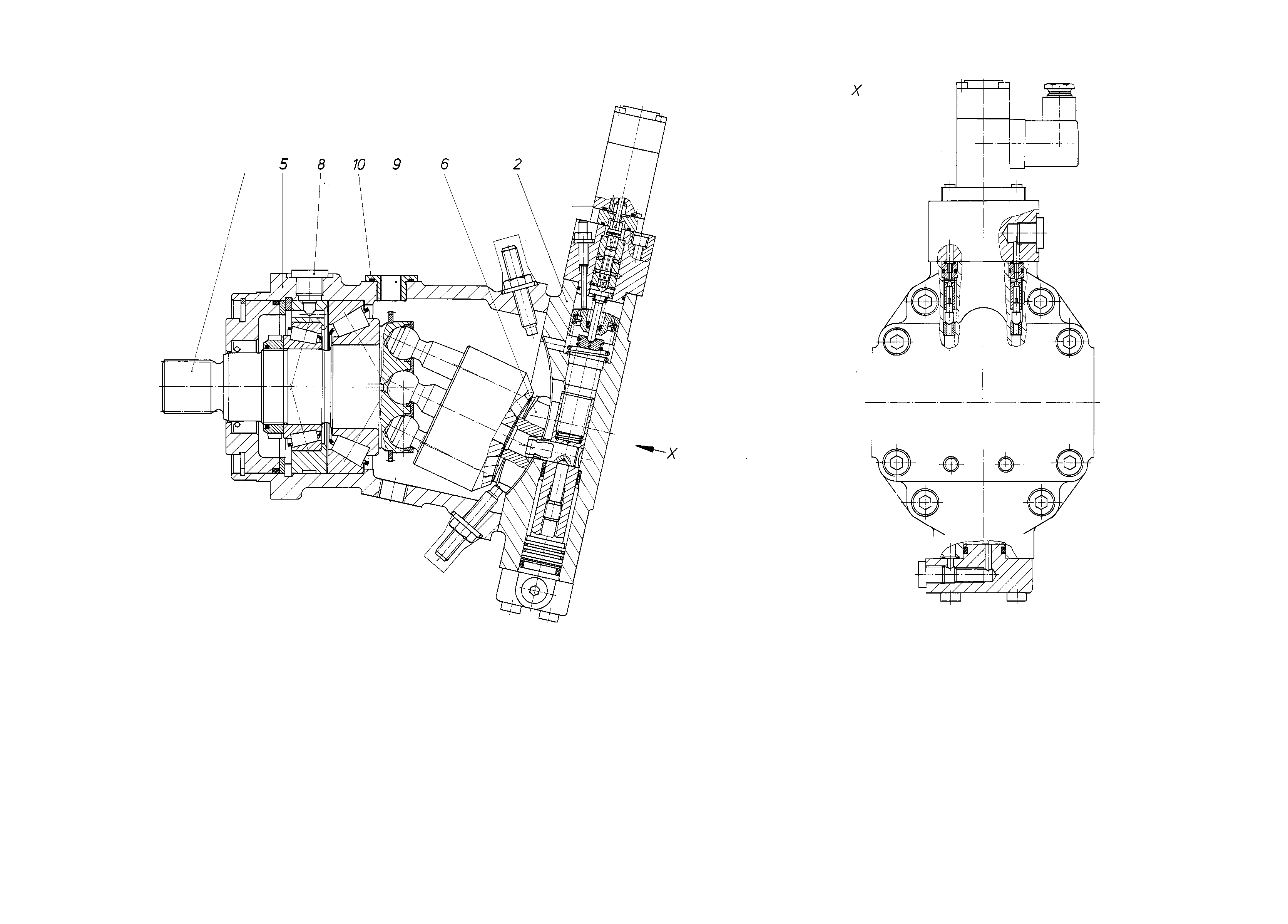 A6VMN160EP2/60W-PZB026DA — Zeichnung