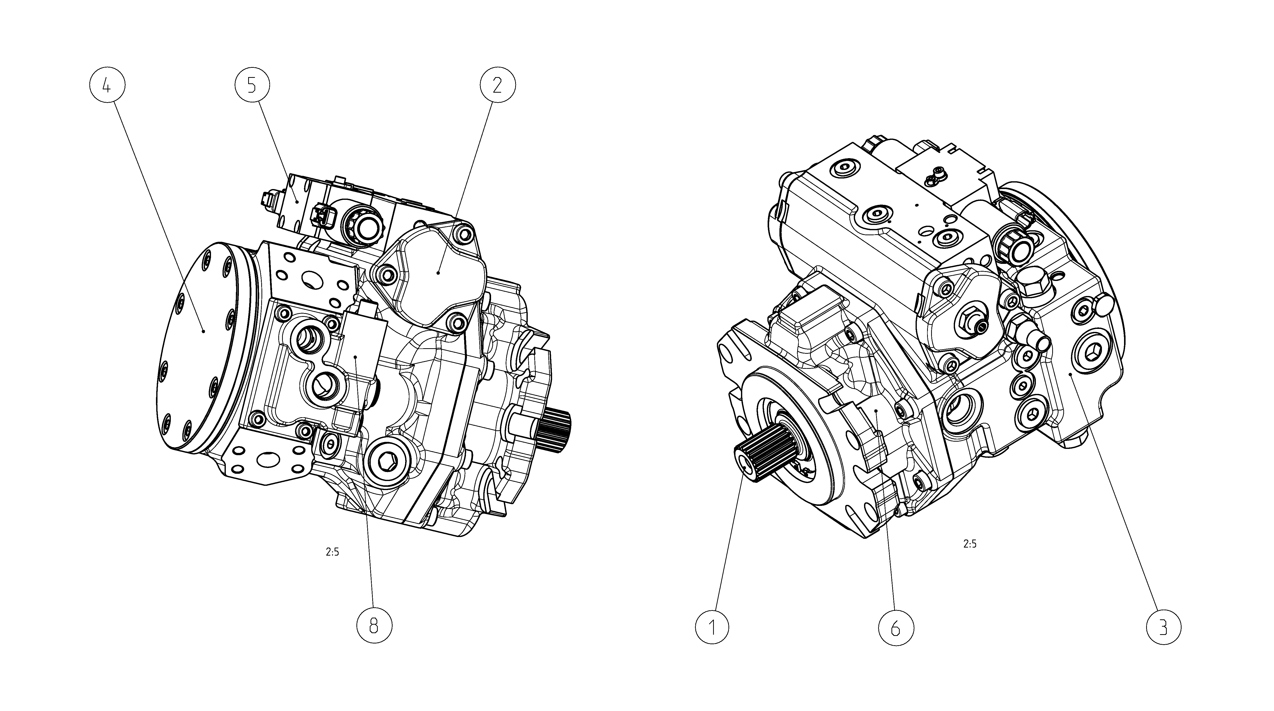 A4VG065EPXDP000/40CLNC6V81B0000AK00-S — Zeichnung