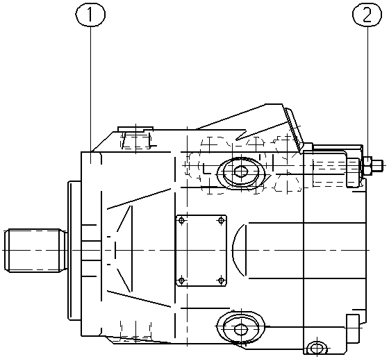 A A10V O 60 DFR1/52R-VSC11N00 -S2003 — Zeichnung
