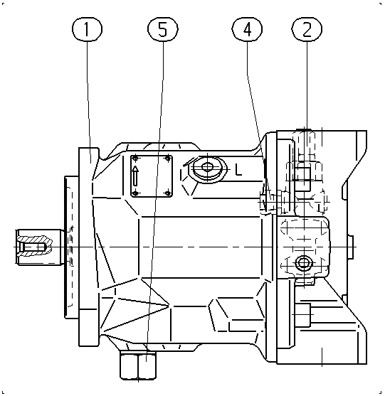 AXIAL-PISTON PUMP — Zeichnung