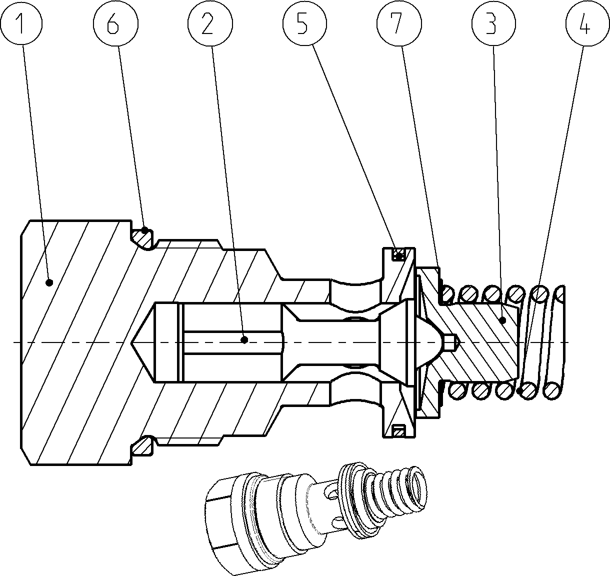 PRESSURE RELIEF VALVE — Zeichnung