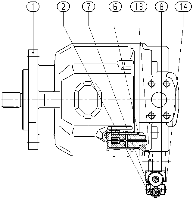 A A10V O100 DFR1/31R-VUC62N00 -S2969 — Zeichnung