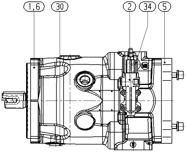 A A10VSO 71 DRS /32R-VPB22UB2 -S2183 — Zeichnung