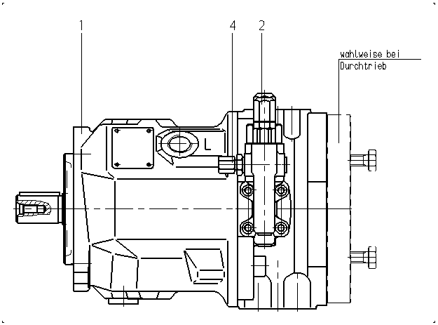 A A10VSO100 DFR1/31R-PPA12K26 -SO119 — Zeichnung
