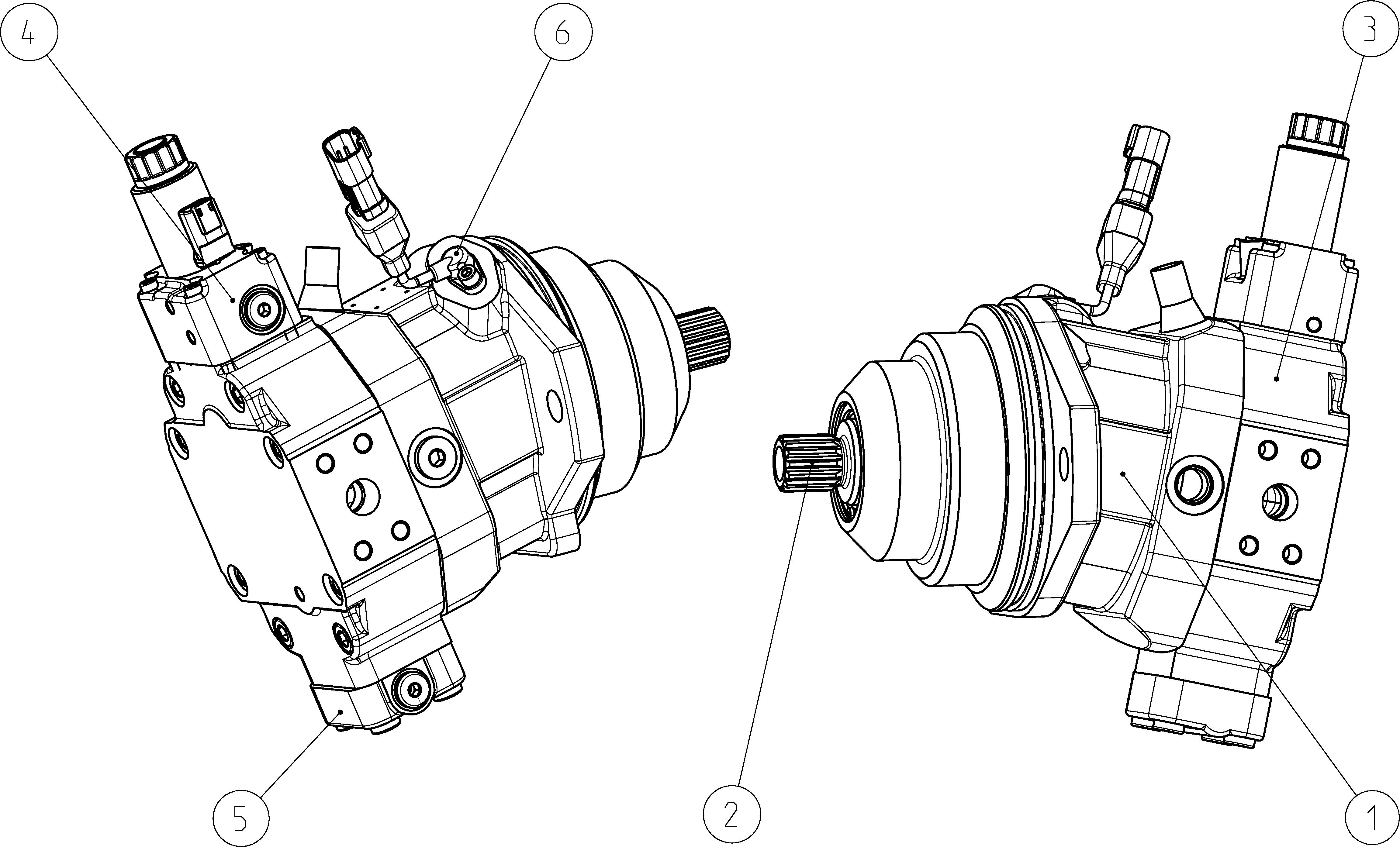 A6VE055EP500P000B/65XWV0P2Z620V-S — Zeichnung