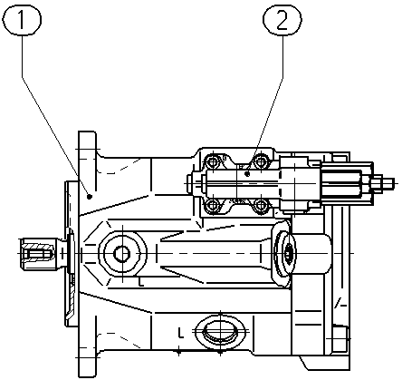 AXIAL-PISTON PUMP — Zeichnung