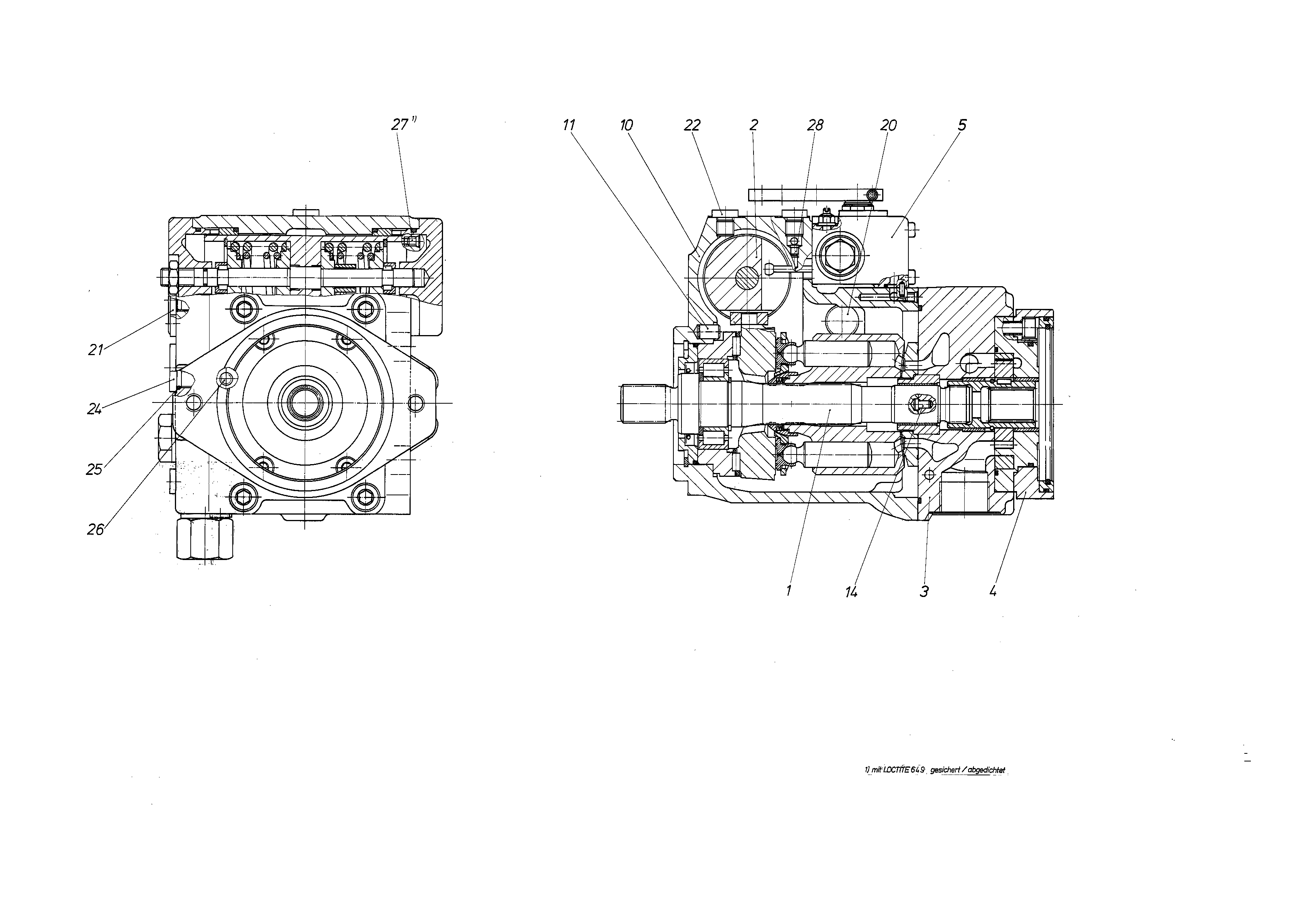 A11VG50HW1/11R-PSC10F022S — Zeichnung
