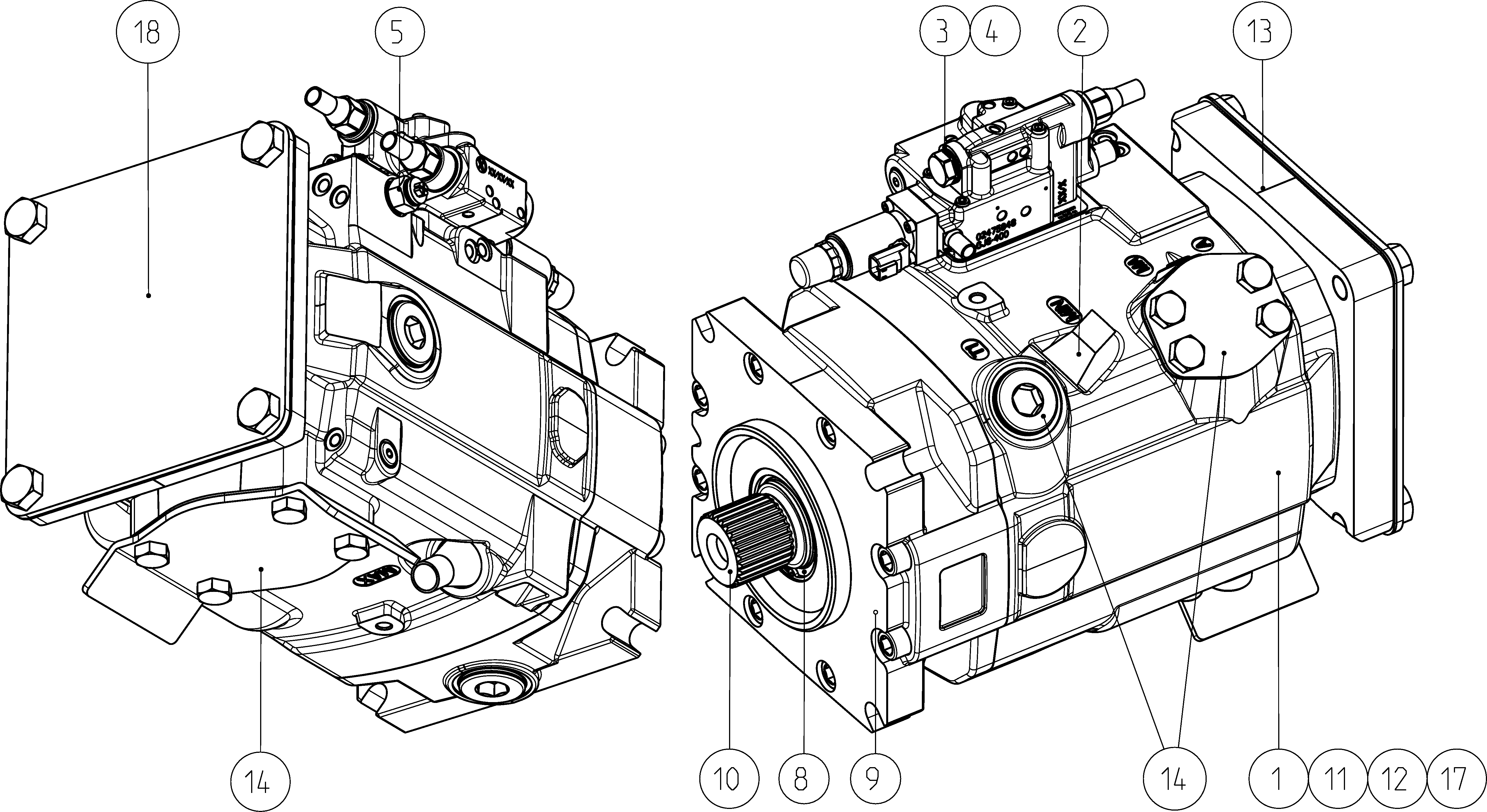 LA11VLO280LRDRE2CP0/40MRVE4A41SE4A40-S — Zeichnung