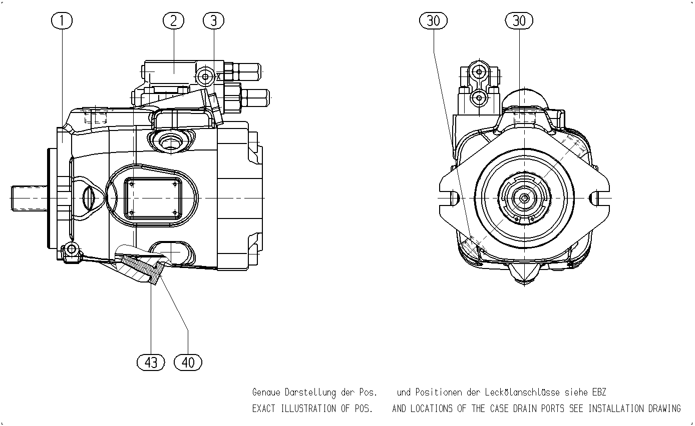 A A10VNO 85 DRS /53R-VWC11N00 — Zeichnung