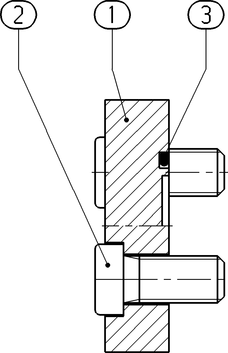 BLANK FLANGE — Zeichnung